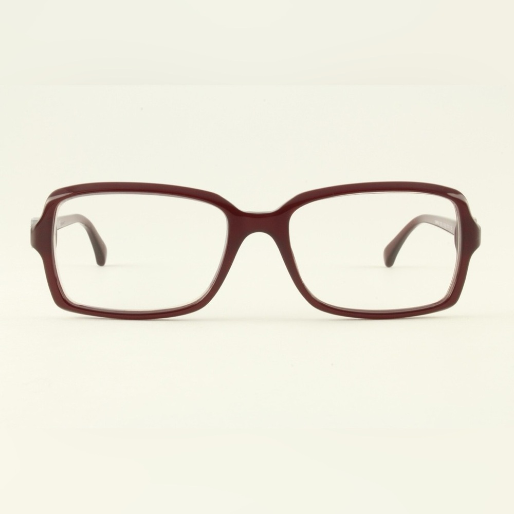Rare authentic 52mm CHANEL Burgundy glasses